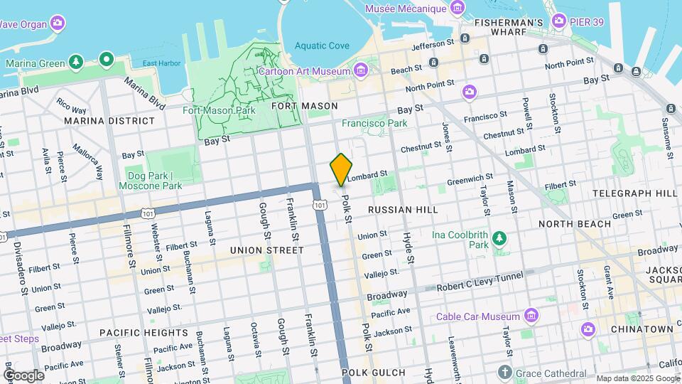 2645 Polk St Map and Location Details