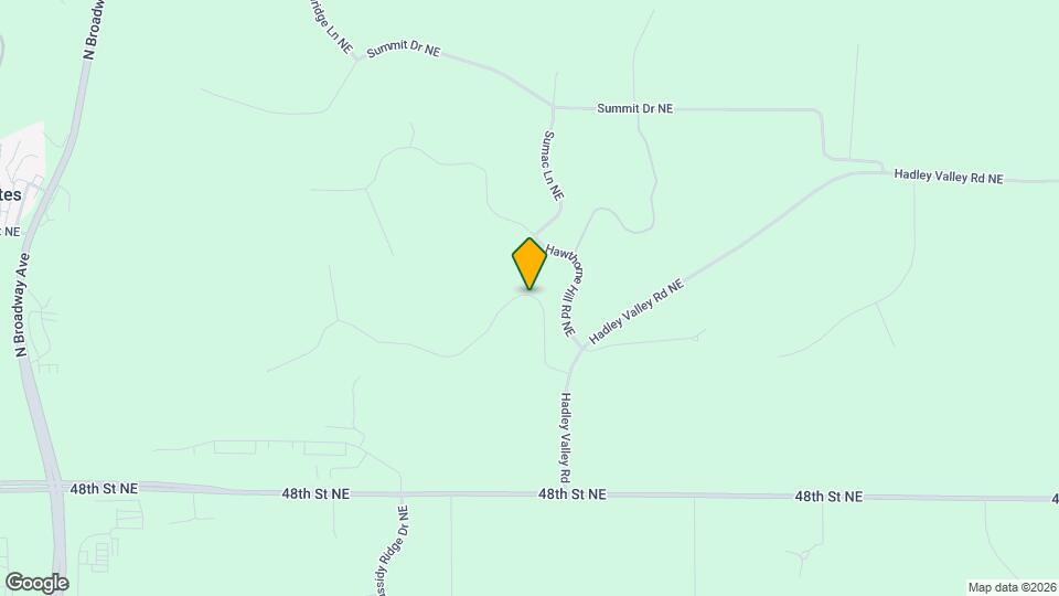 2412 Hadley Hills Dr NE Map and Location Details