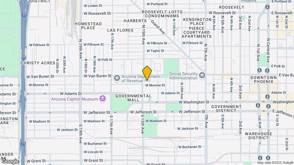 1338 W Monroe St Map and Location Details