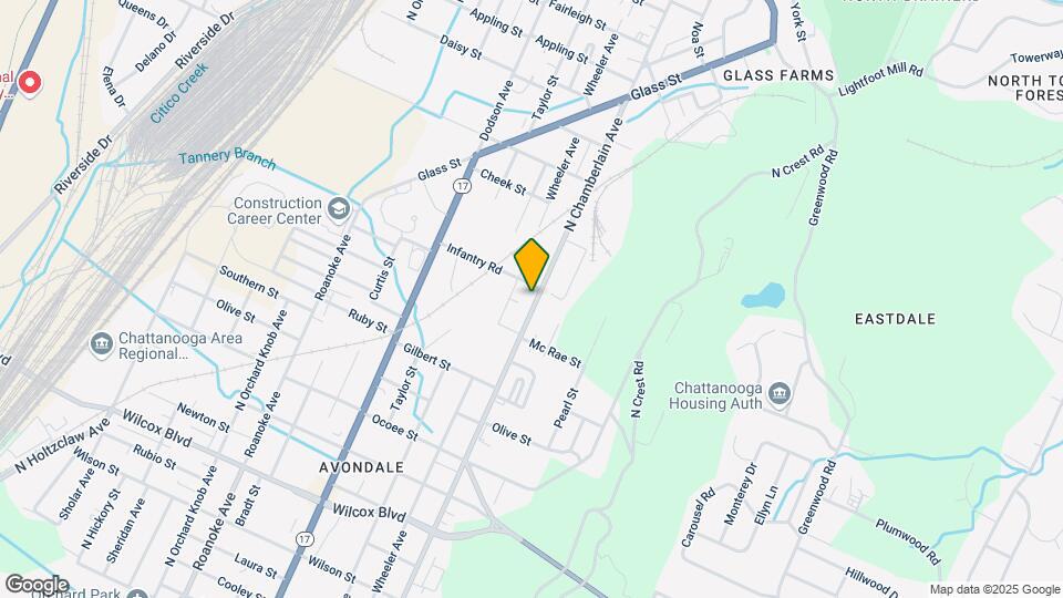2019 N Chamberlain Ave Map and Location Details