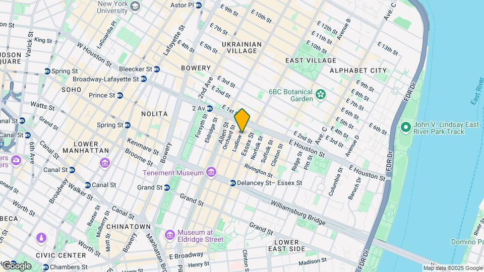 174 Ludlow St Map and Location Details