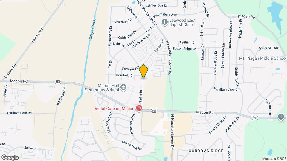 1406 Siskin Dr Mapa y Detalles de la Ubicación