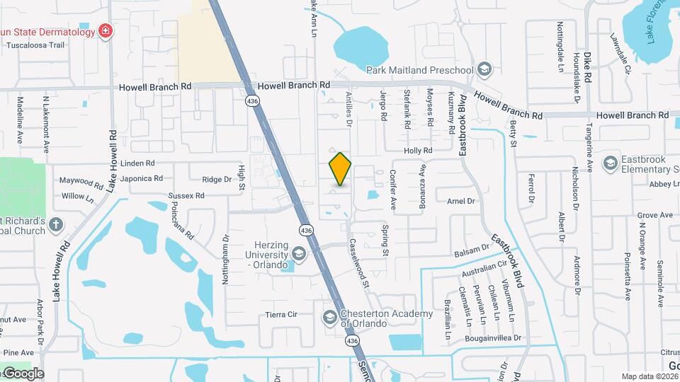 2379 Flamingo Way Map and Location Details