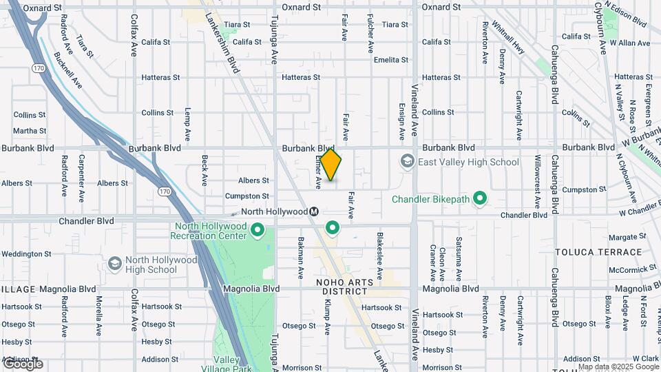 11025 Cumpston St Map and Location Details