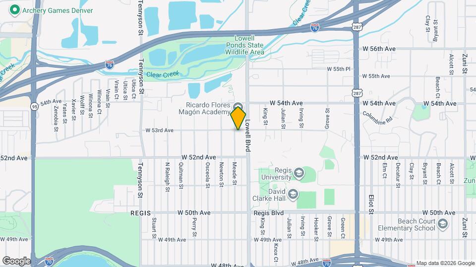 5292 Meade St, Unit 5292 Meade Street Mapa y Detalles de la Ubicación