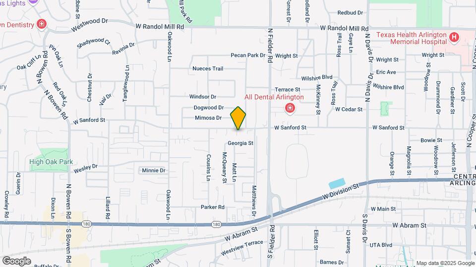 1726 W Sanford St Map and Location Details