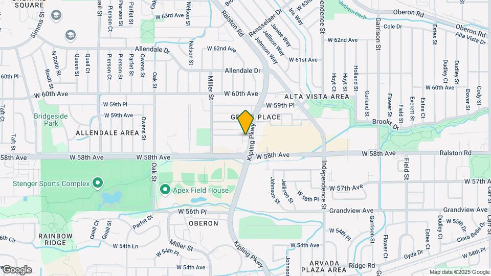 10208 W 58th Pl Map and Location Details