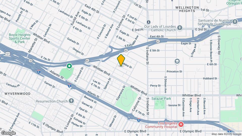 3525 Percy St Map and Location Details