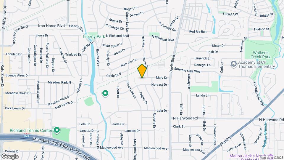 7604 Mary Dr Map and Location Details