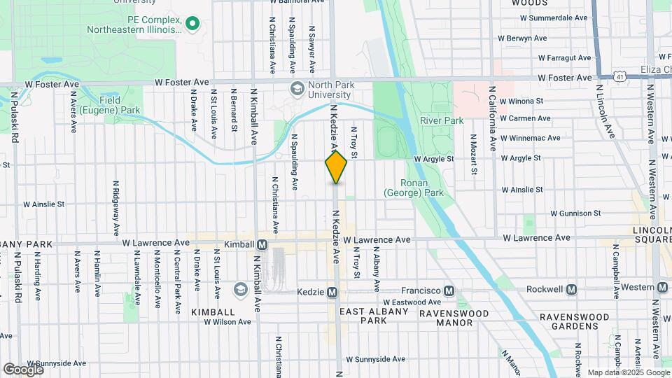 4927 N Kedzie Ave Map and Location Details