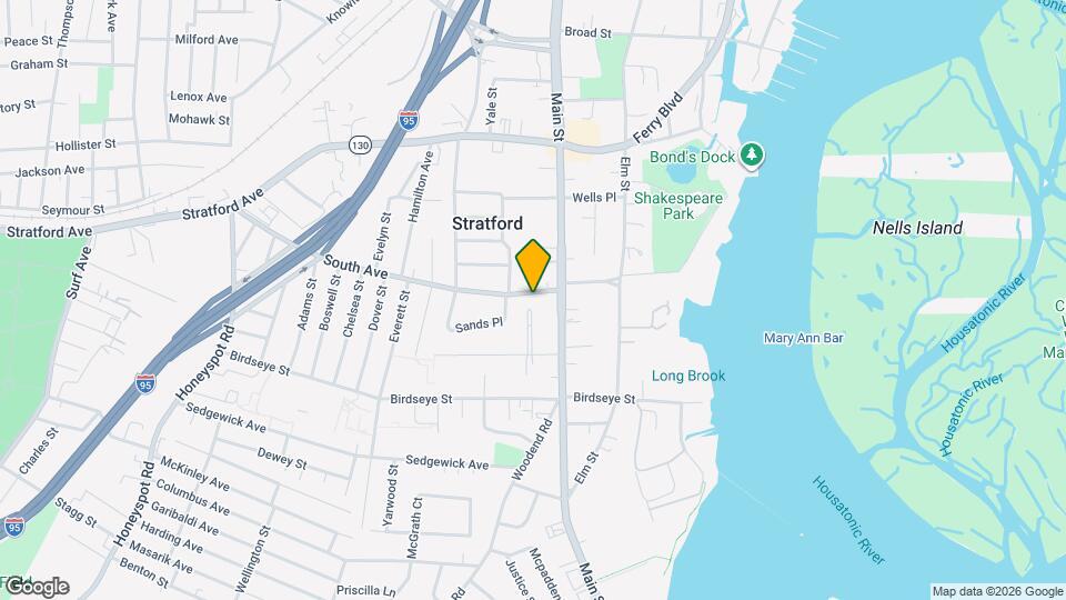 1051 South Ave Map and Location Details