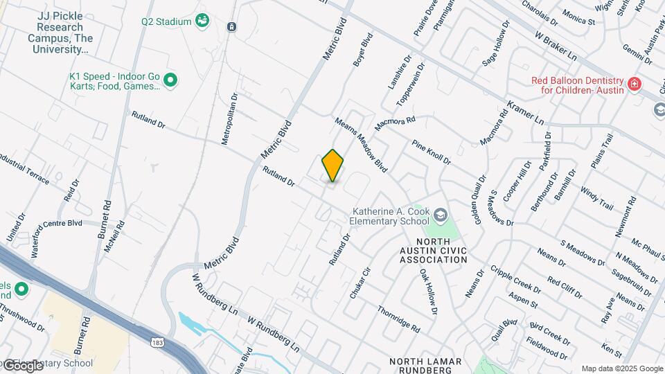 10111 Golden Meadow Dr Map and Location Details