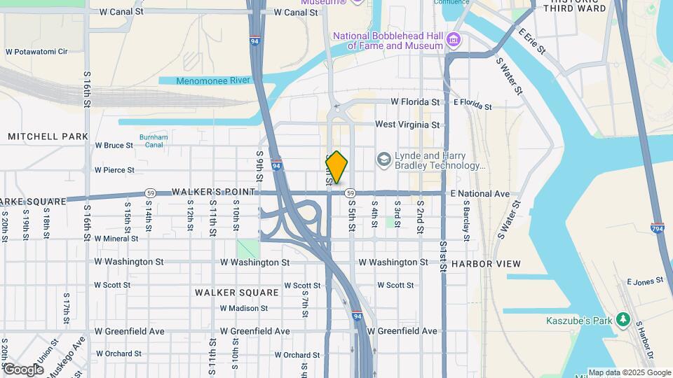 522 W National Ave Map and Location Details