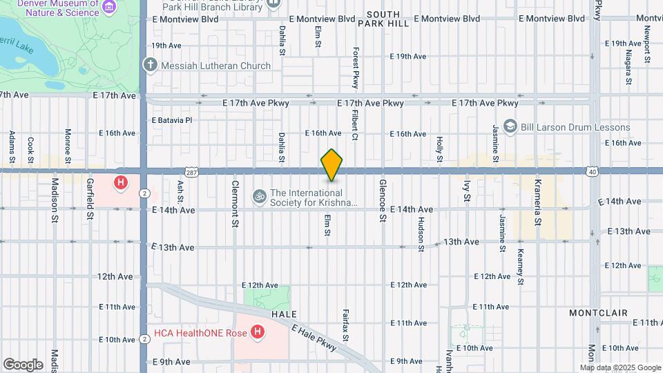 1460 Elm Street Map and Location Details