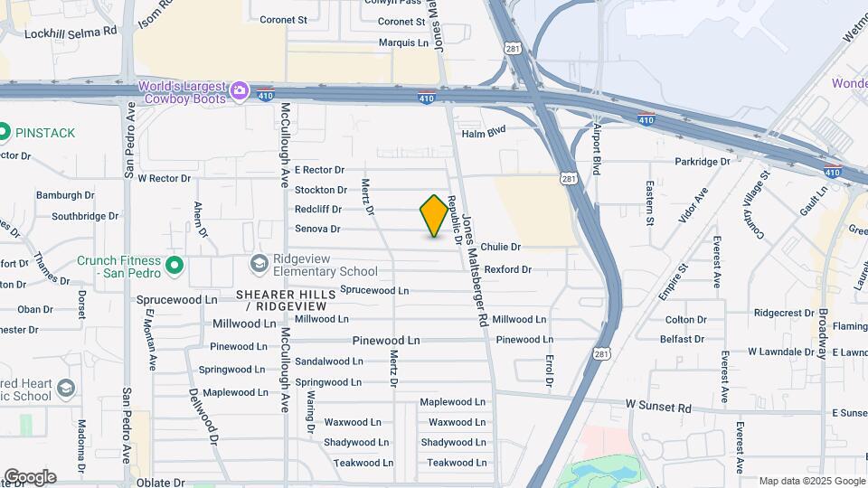 439 E Rampart Dr Map and Location Details