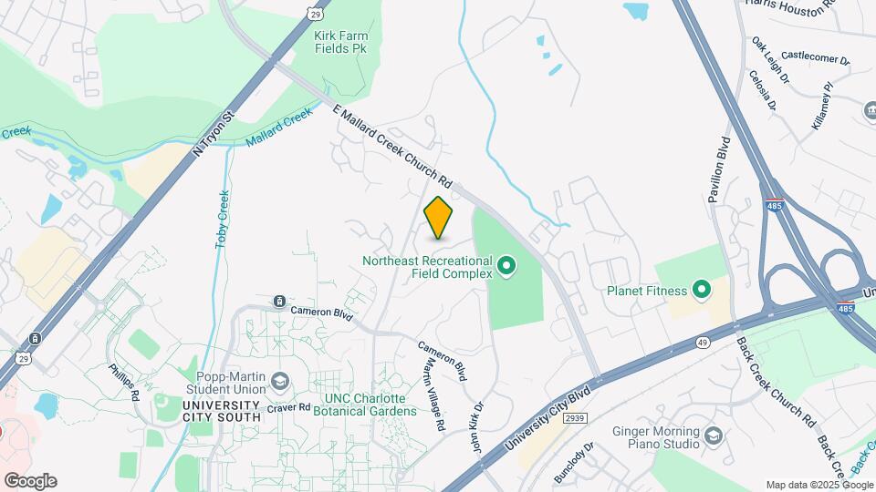 9811 Campus Walk Ln Mapa y Detalles de la Ubicación