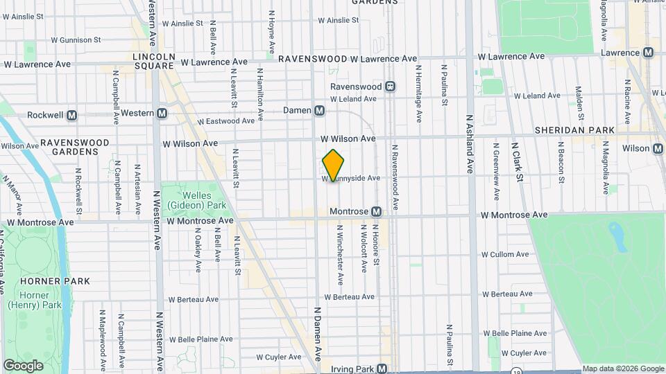 4444 N Winchester Ave Mapa y Detalles de la Ubicación