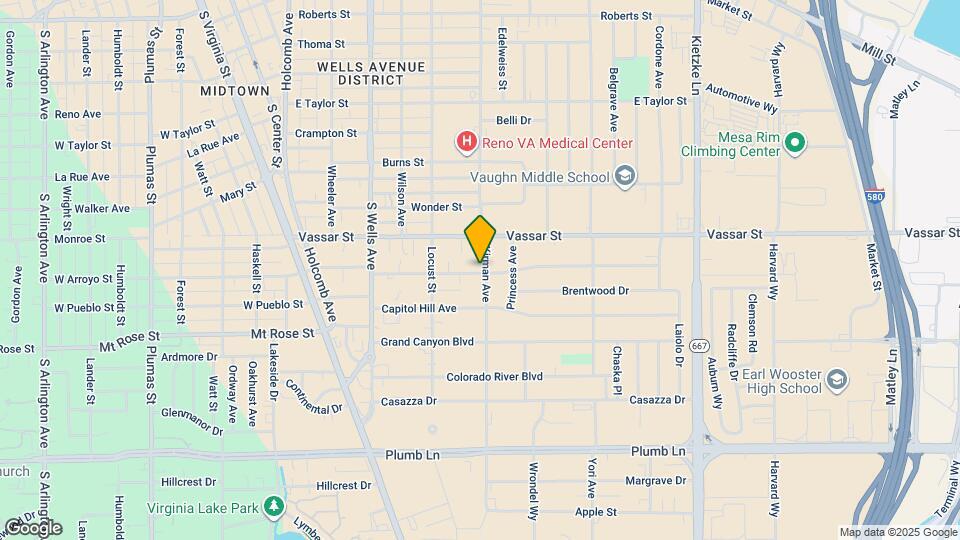 1395 Kirman Ave Map and Location Details