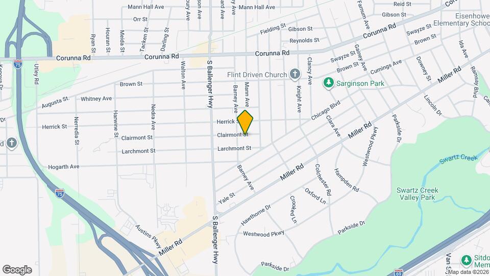 3309 Clairmont St Map and Location Details