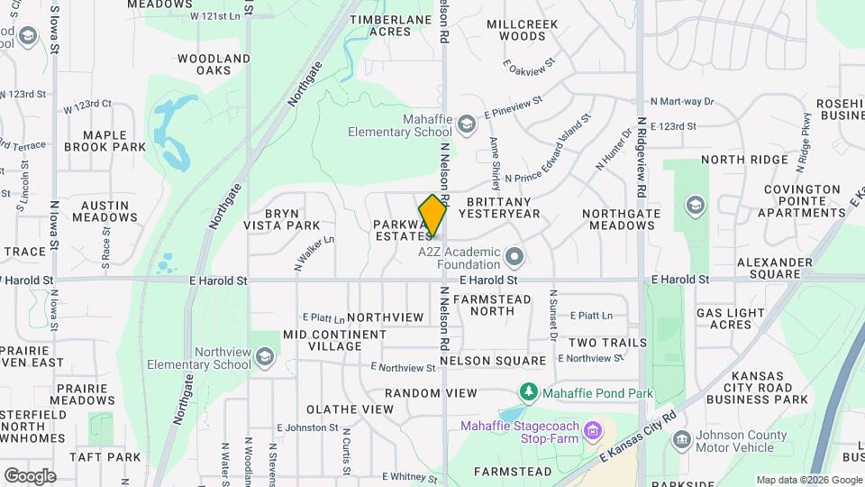 1103 N Purdom St Map and Location Details