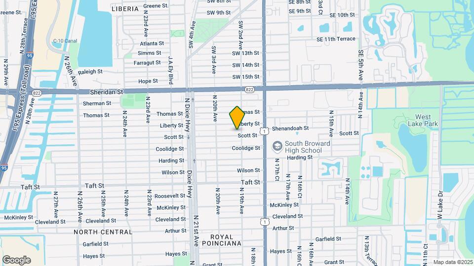 1911 Scott St Map and Location Details