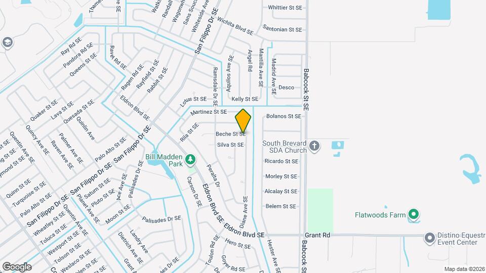 1498 Beche St SE Map and Location Details