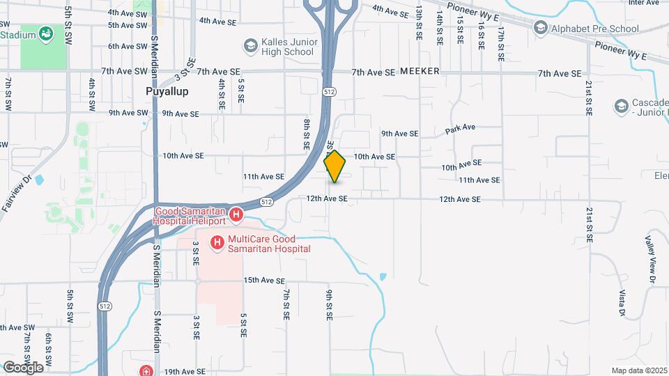 1111 9th St SE Map and Location Details