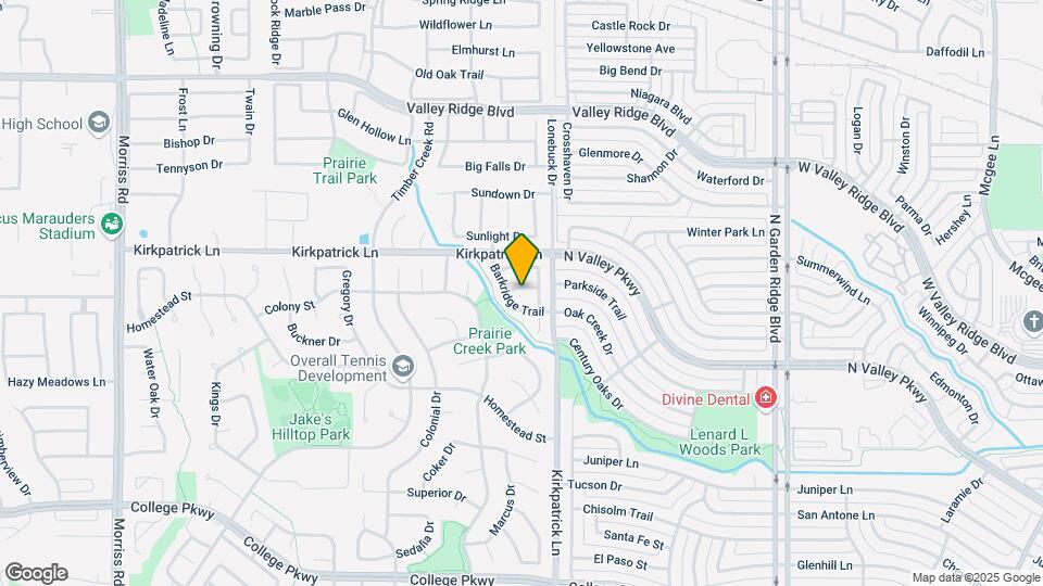 1213 Shamrock Dr Map and Location Details