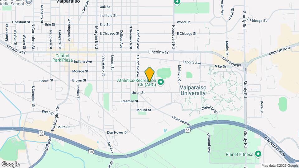 820 Brown St Mapa y Detalles de la Ubicación