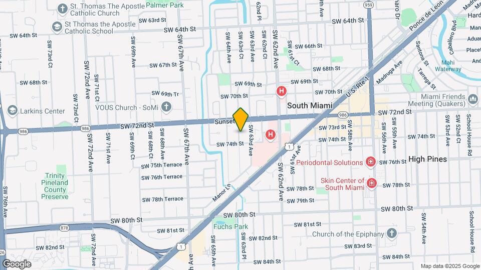 7315 SW 63rd Ct-Unit -7315 Map and Location Details