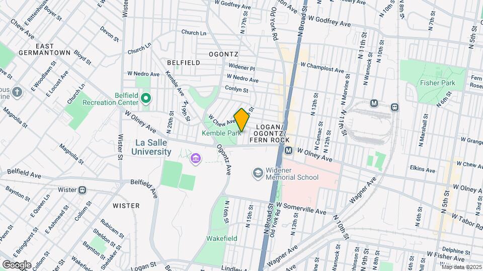 5627 N 16th St Map and Location Details