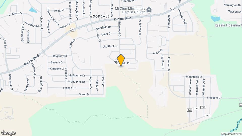 Briarwood Court Townhouses Apartments and Nearby Enterprise Apartments