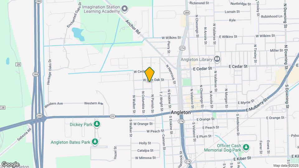 419 N Parrish St Map and Location Details