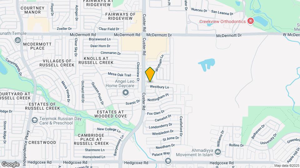 2040 Westbury Ln Map and Location Details