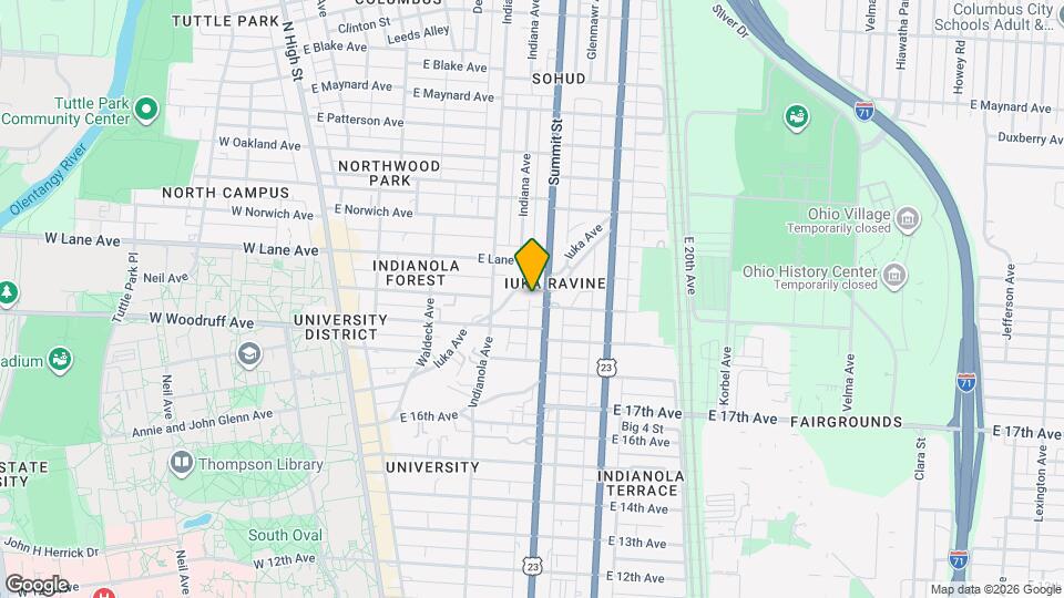 2044 Iuka Ave Mapa y Detalles de la Ubicación