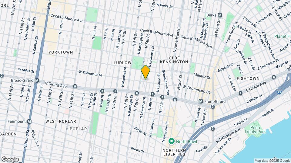 1300 N Lawrence St Map and Location Details