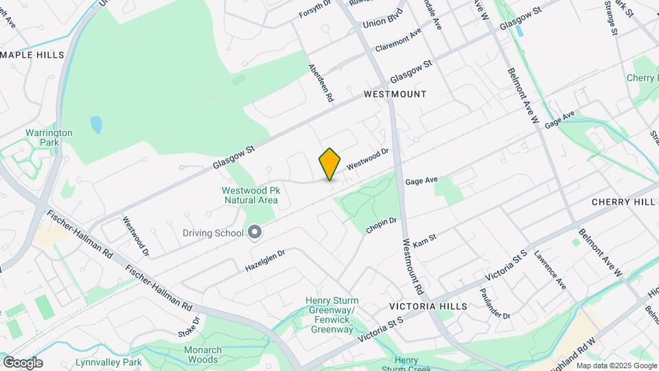 93 Westwood Dr Map and Location Details