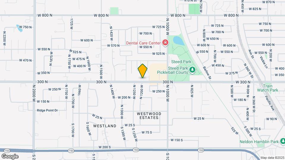1205 W Canterbury Cir Map and Location Details