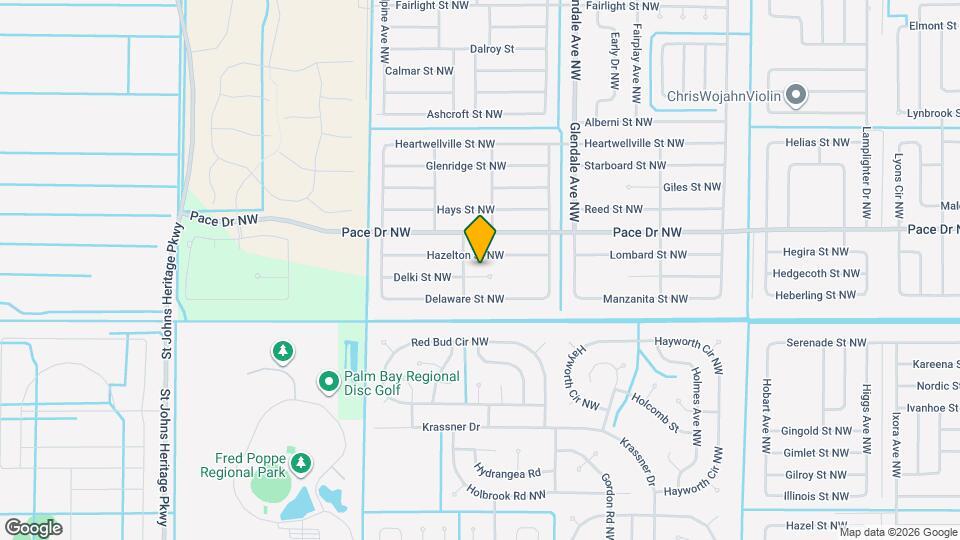 1759 Delki St NW Map and Location Details