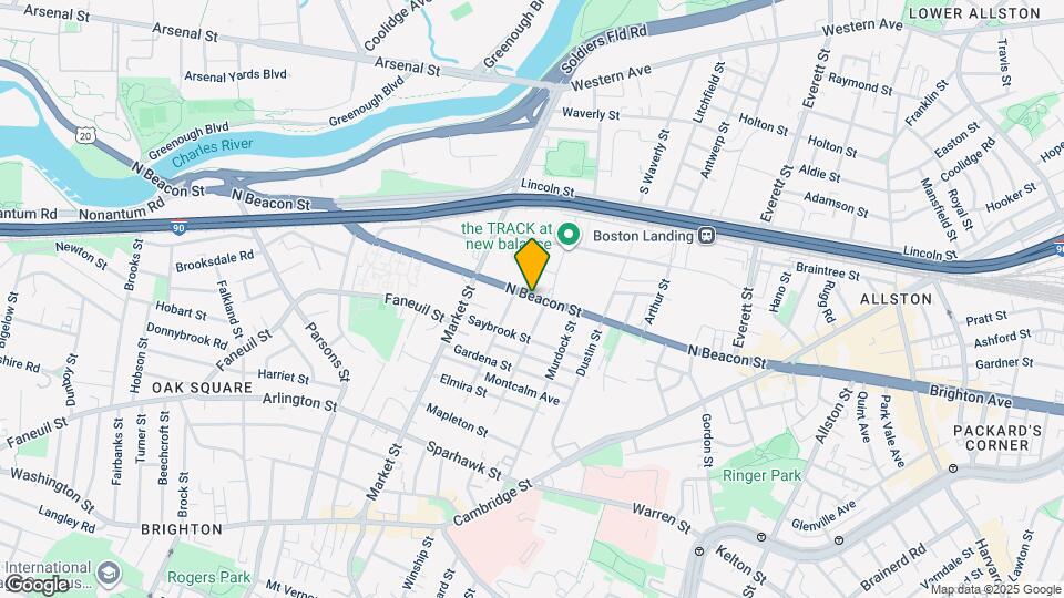 168 N Beacon St-Unit -01 Map and Location Details