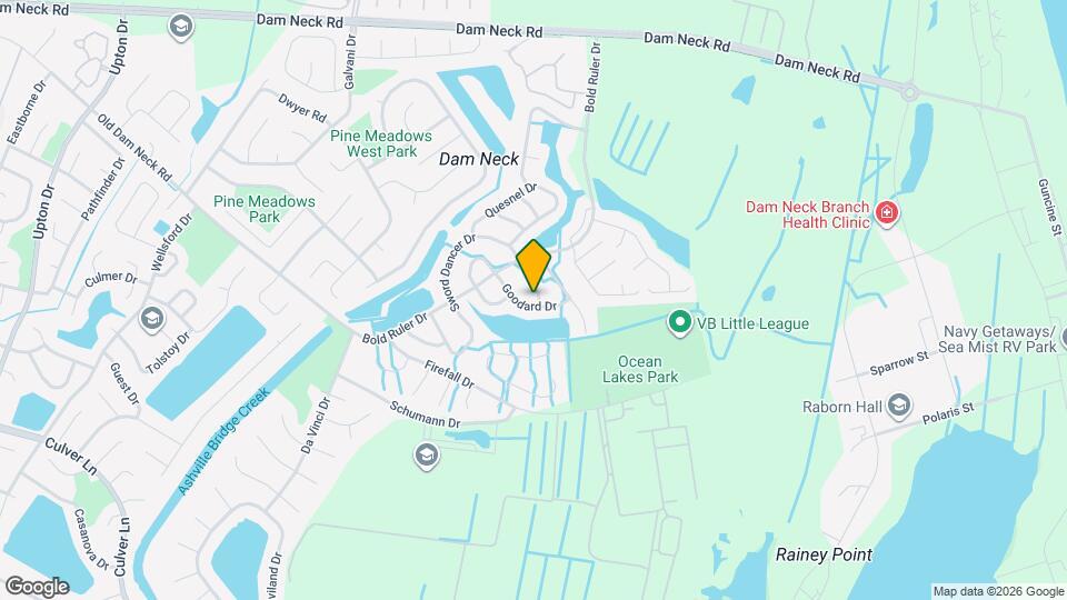 736 Goodard Dr Map and Location Details