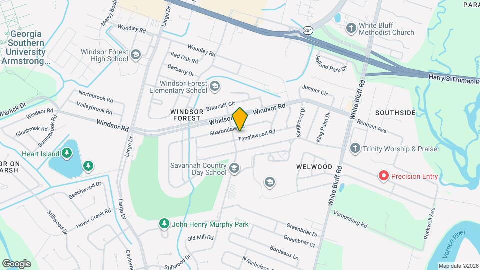 322 Tanglewood Rd Map and Location Details