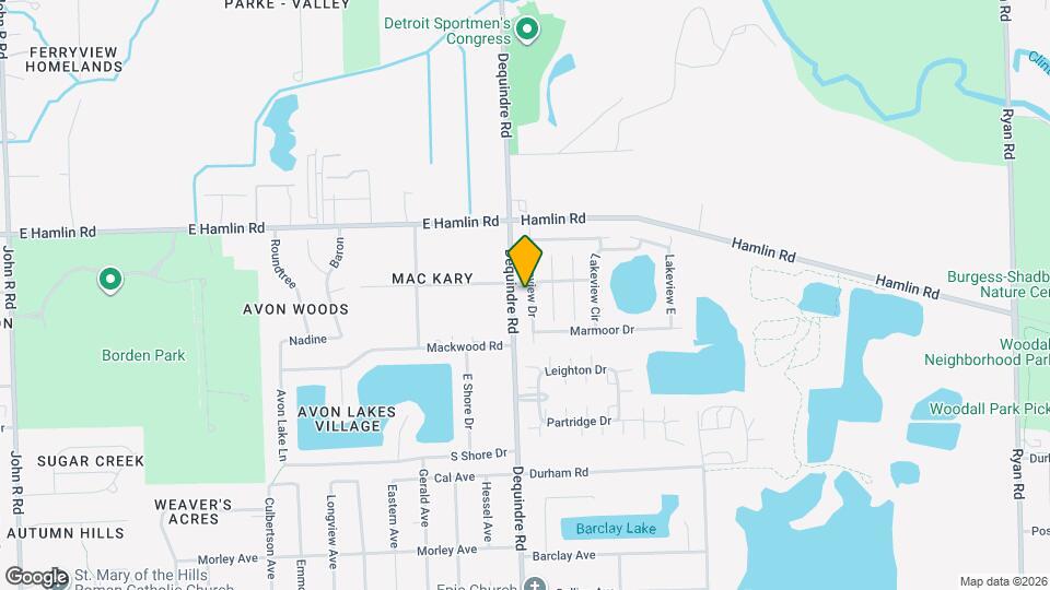 48583 Pineview Dr Mapa y Detalles de la Ubicación