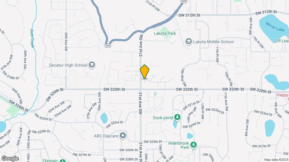 2015 SW 318th Pl Mapa y Detalles de la Ubicación