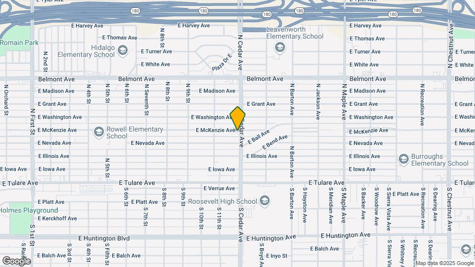 4190 E McKenzie Ave Map and Location Details