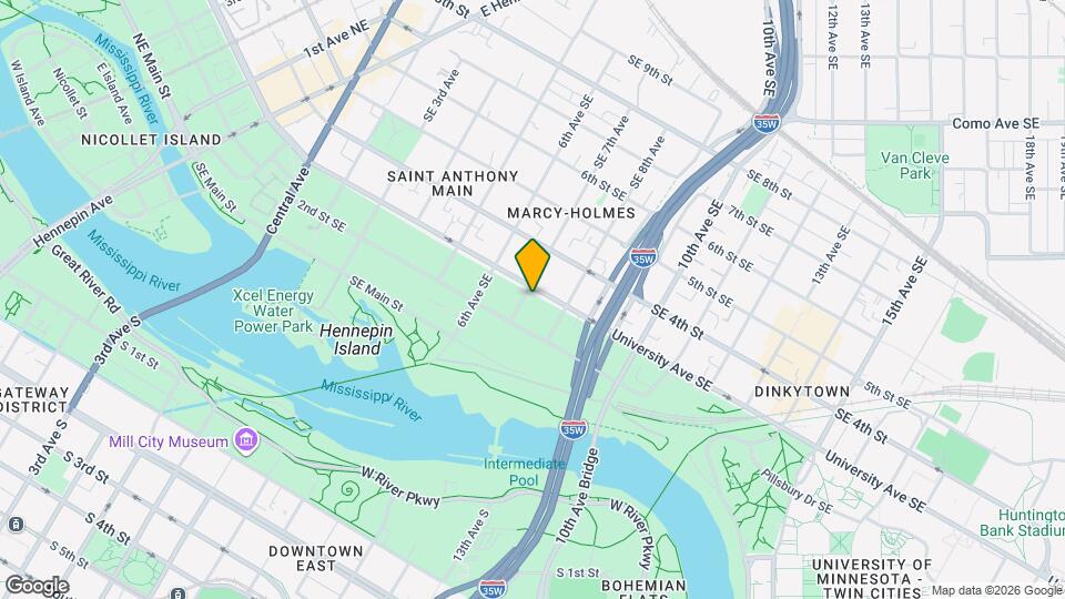 700 University Ave SE, Unit 1 Mapa y Detalles de la Ubicación