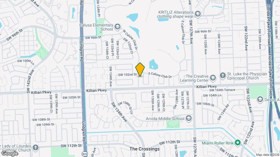 10241 SW 132nd Ave Map and Location Details