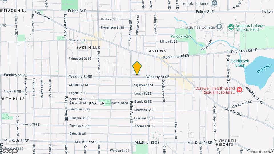 1220 Wealthy St SE Map and Location Details