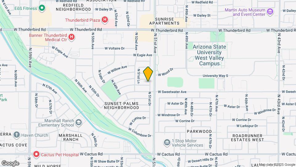 5110 W Wood Dr Map and Location Details