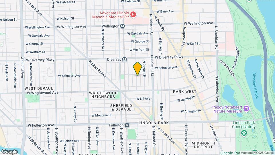 2649 N Mildred Ave Map and Location Details